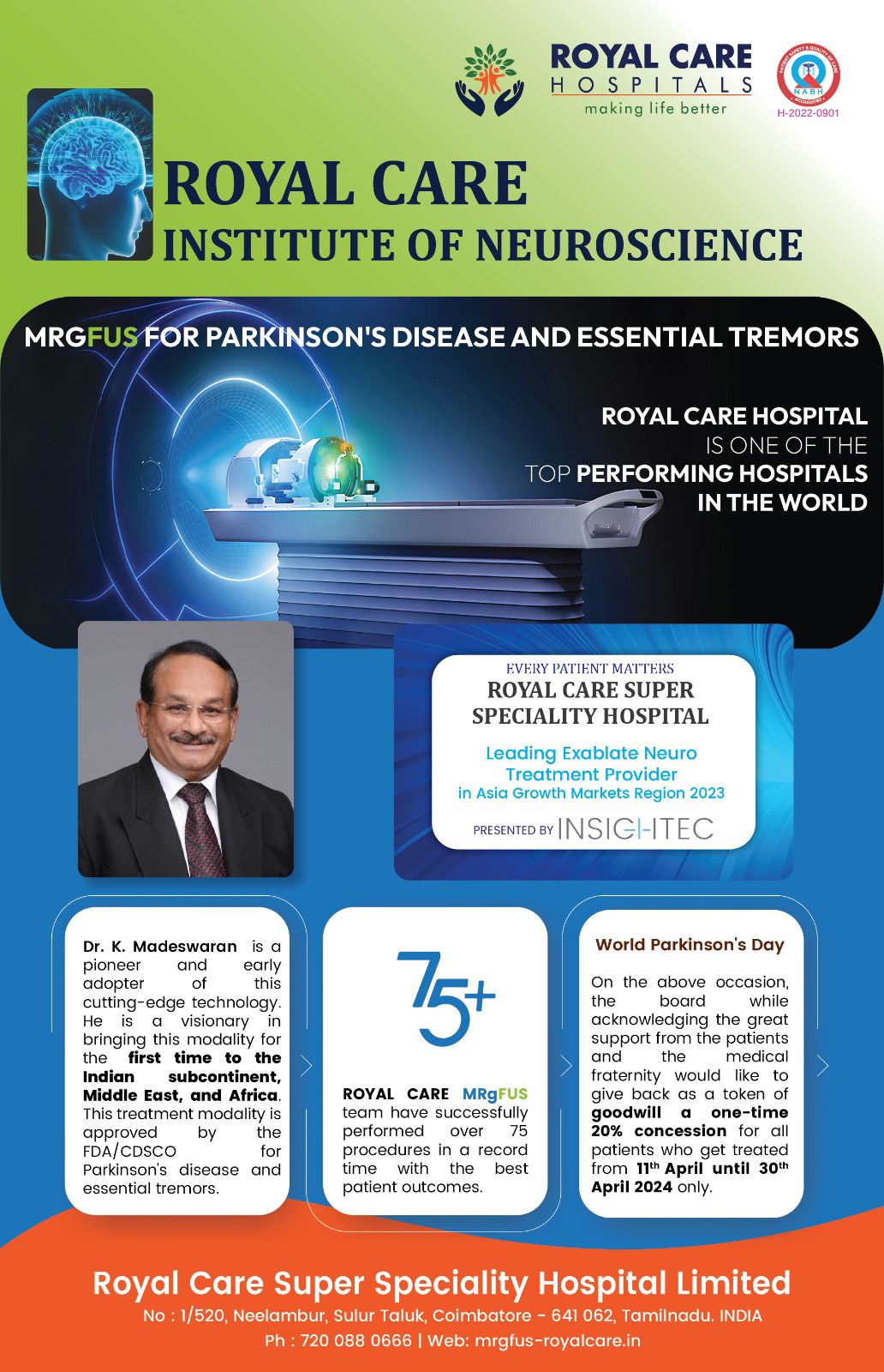 First time in Asian Subcontinent - Highest ever Neuro patients treated by MRgFUS, non invasive brain surgery