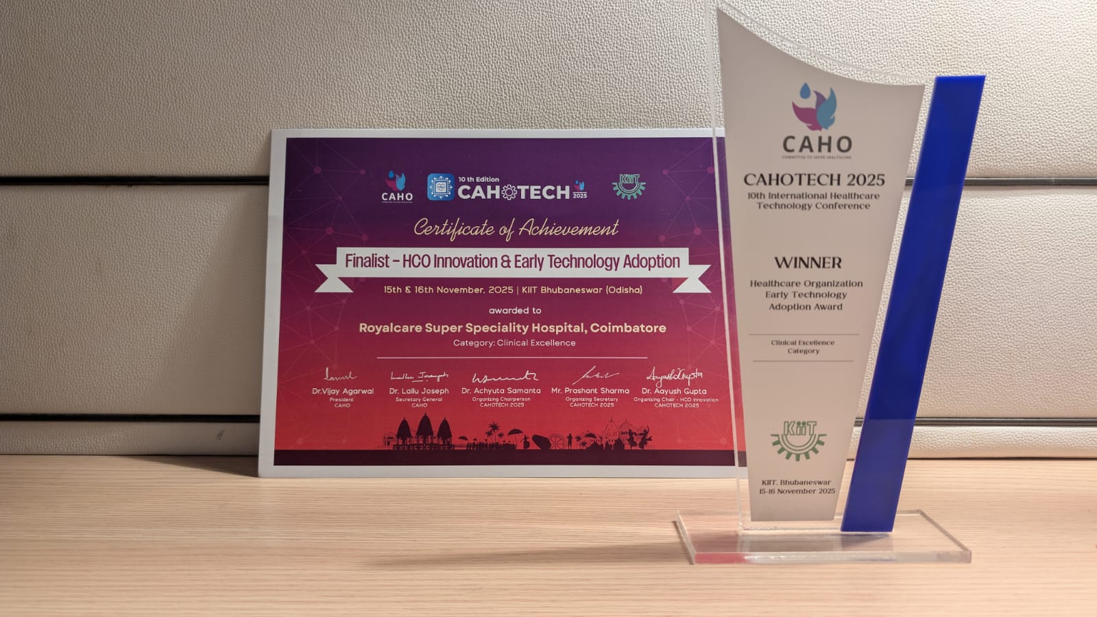 Finalist – HCO Innovation & Early Technology Adoption November 14, 2025